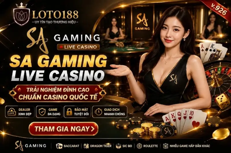 SA gaming Loto188 sòng bài đỉnh cao hấp dẫn