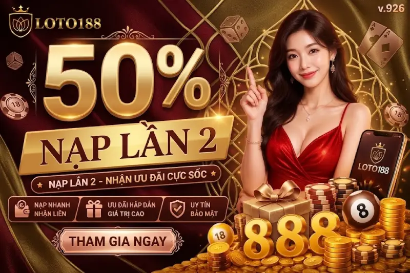Khuyến mãi nạp tiền 50% lần 2
