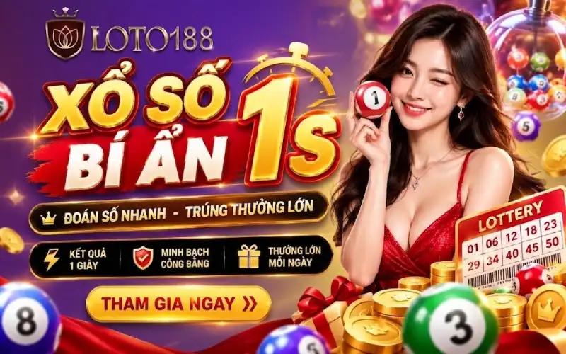 Khám phá xổ số bí ẩn 1 giây Loto188